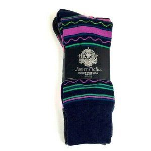 James Fiallo Men's Dress Socks Size 10-13 3 Pack*Q